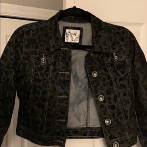 Girls denim jacket "Justice"